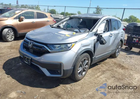 2021 Honda Cr-V Awd Ex из США, поврежденный, VIN 2HKRW2H54MH663680